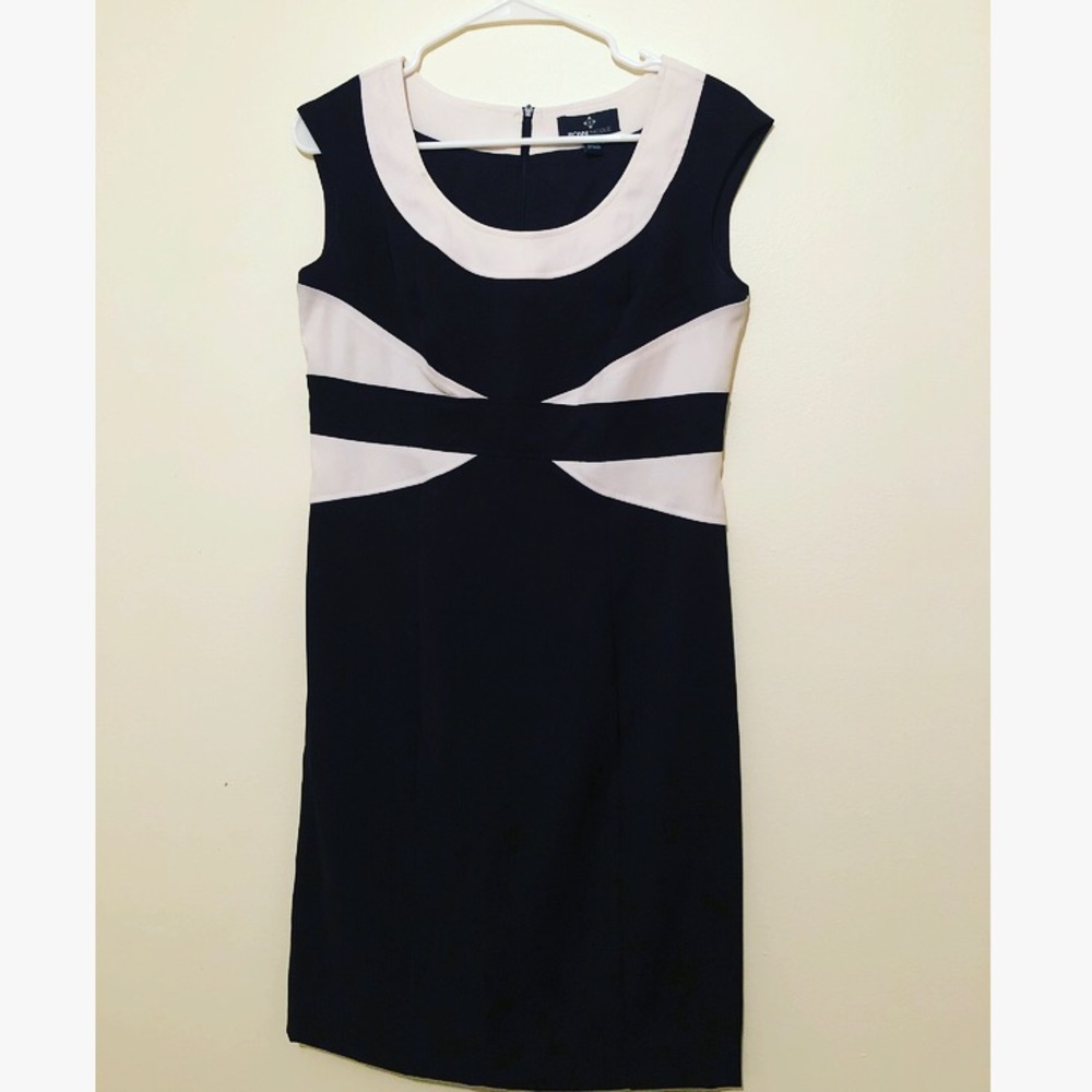 Ronni Nicole Black and White Dress